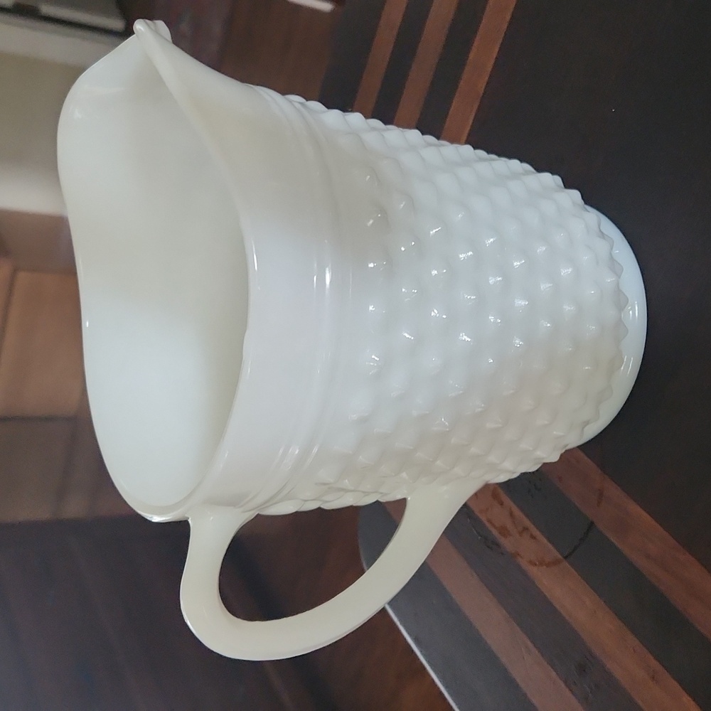Milkglass pitcher